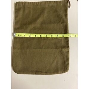 Michael Shannon Dust Bag Drawstring Storage Cover 13"‎ x 10" Brown Flannel